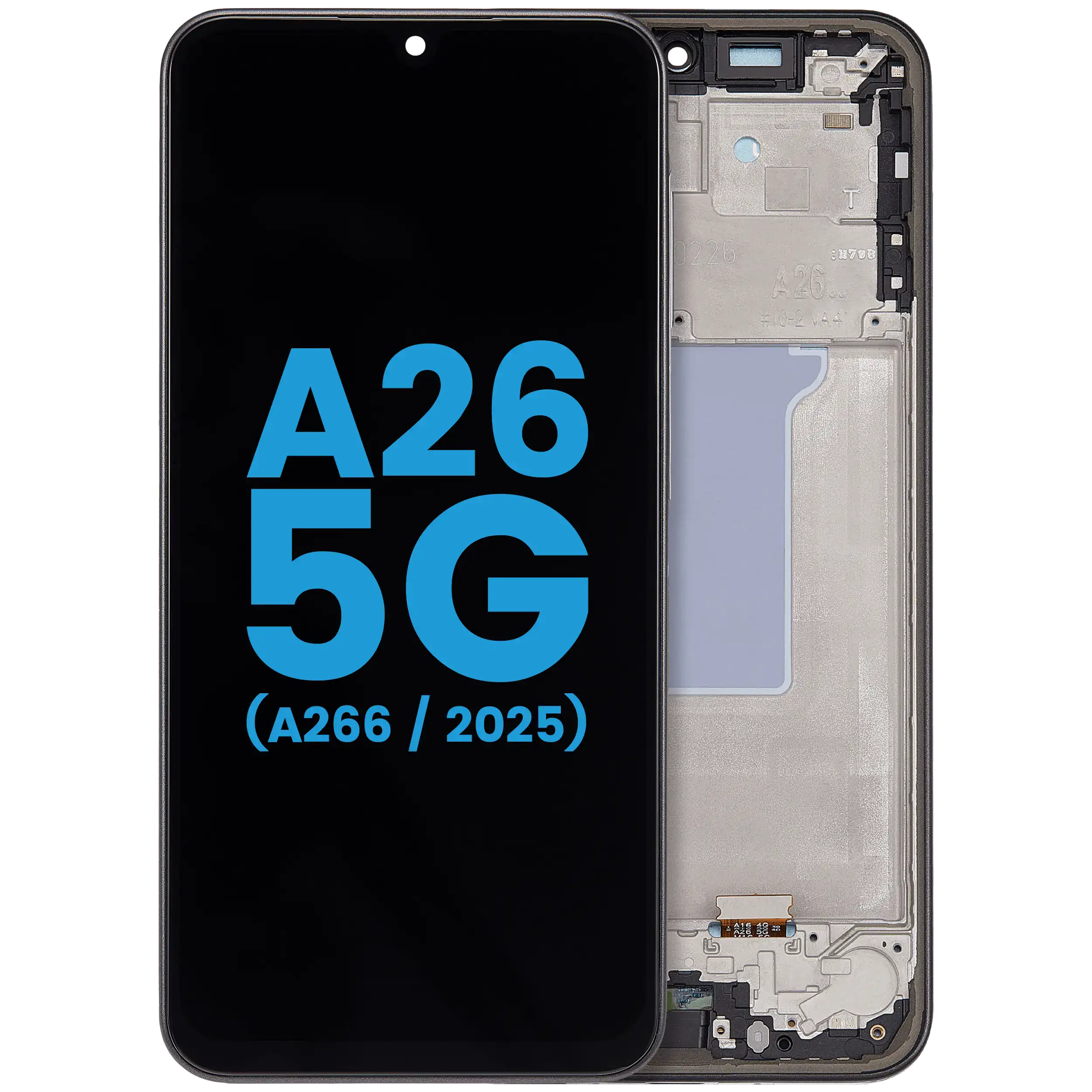 Display LCD completo con Frame per Samsung Galaxy A26 5G (A266/ 2025)(6.59" ) (US Version) (Nero)