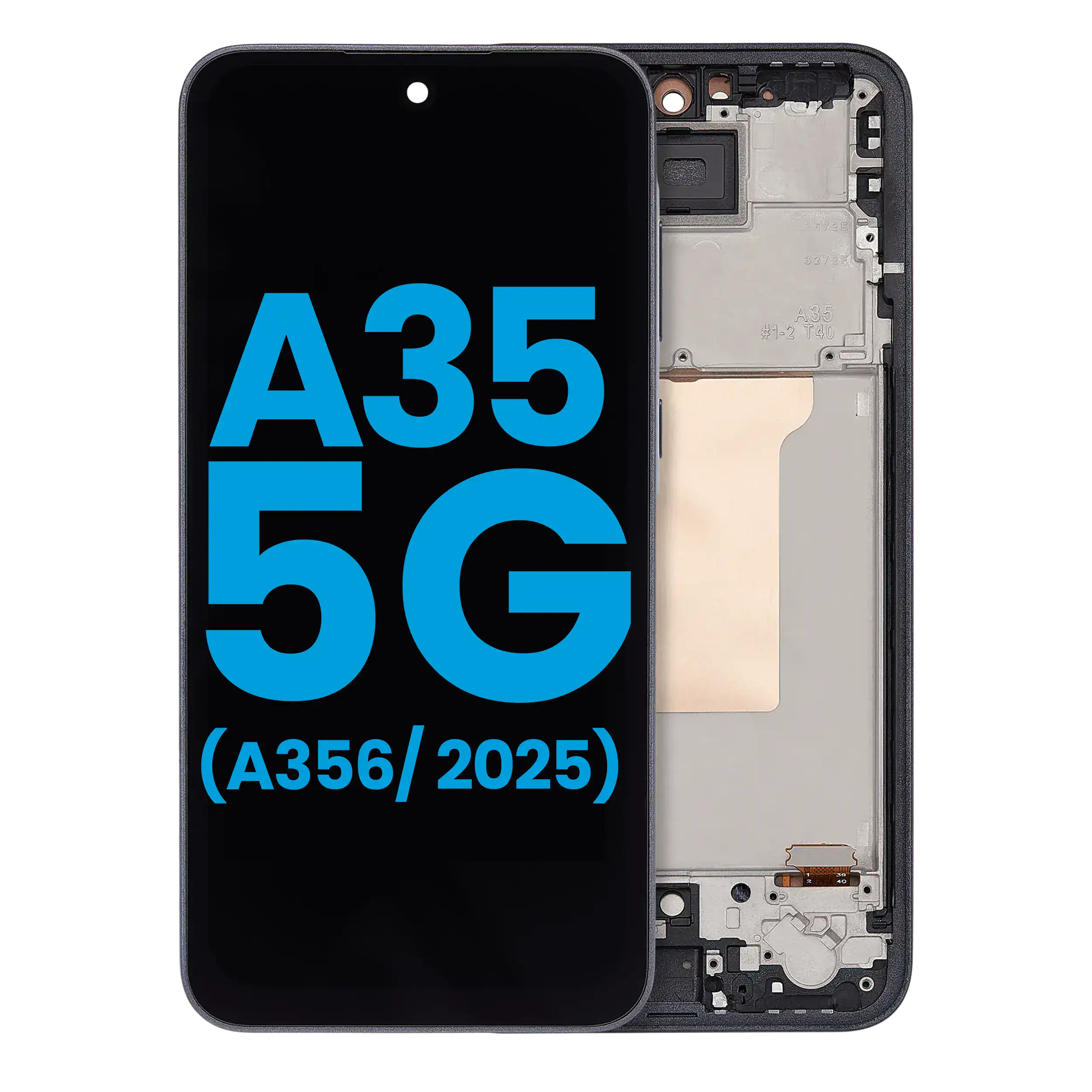 Display LCD completo con Frame per Samsung Galaxy A35 5G (A356/ 2025)(6.58" ) (US Version) (Navy)