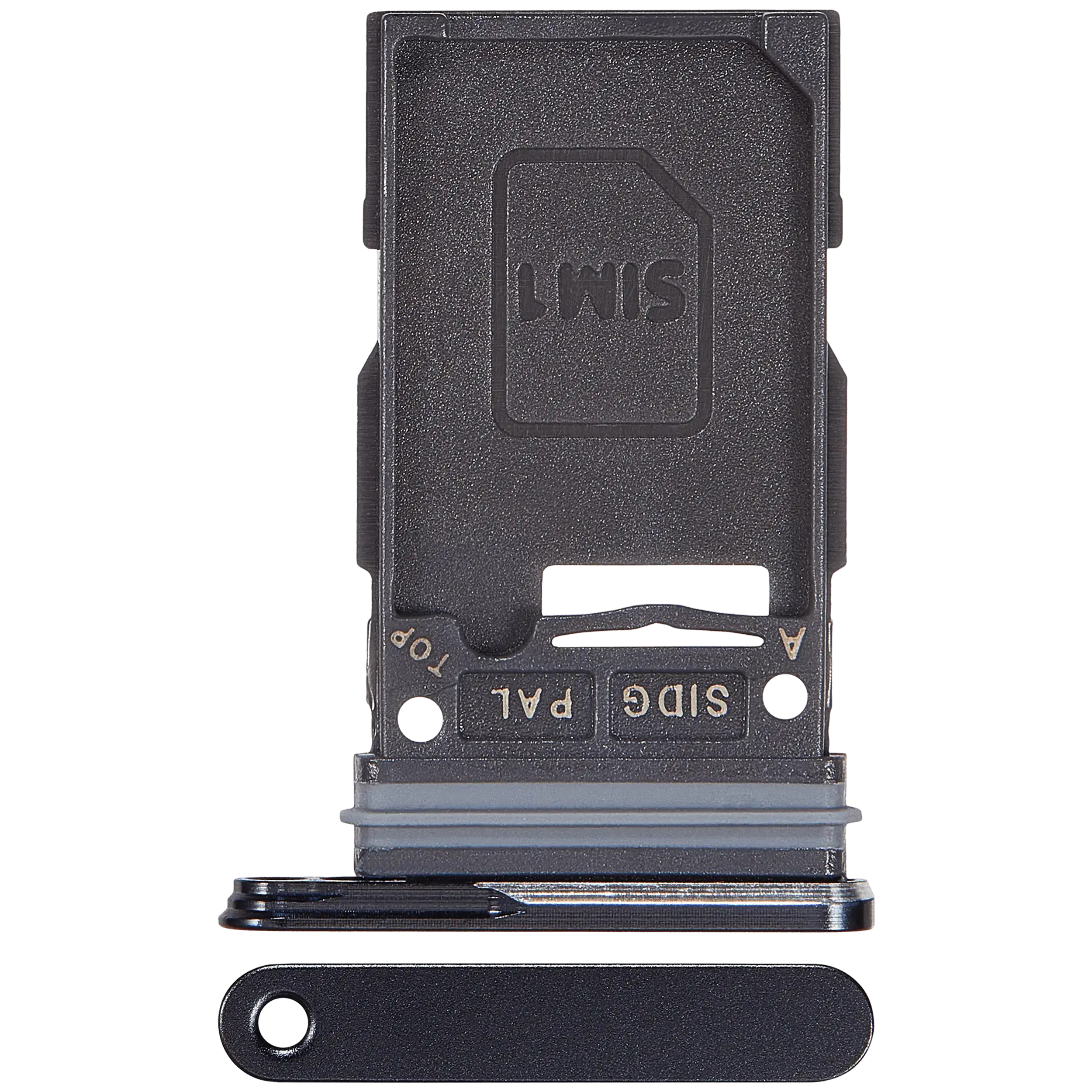 Carrellino SIM singola per Samsung Galaxy S26 Plus (S947) (Nero)