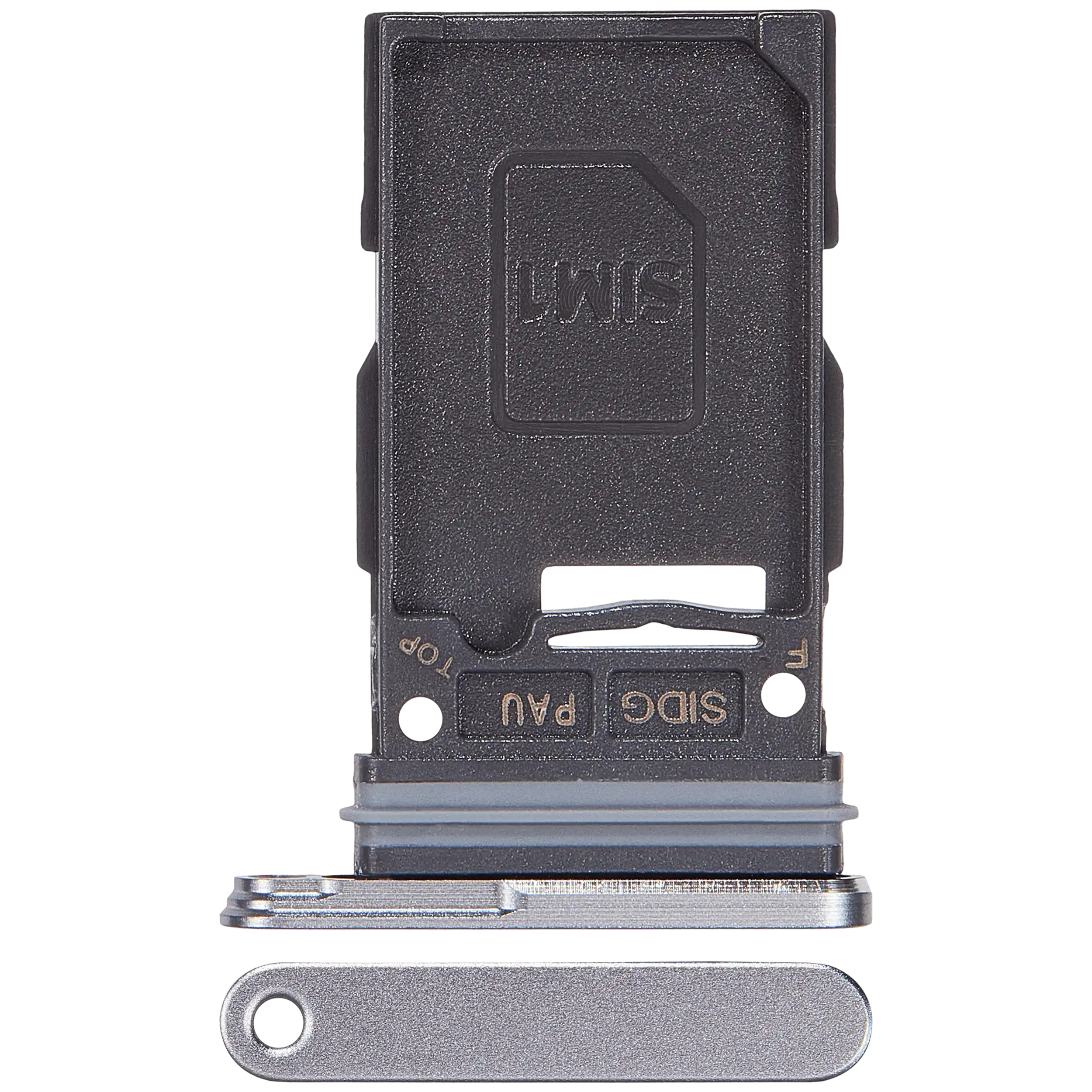 Carrellino SIM singola per Samsung Galaxy S26 Plus (S947) (Argento Shadow)