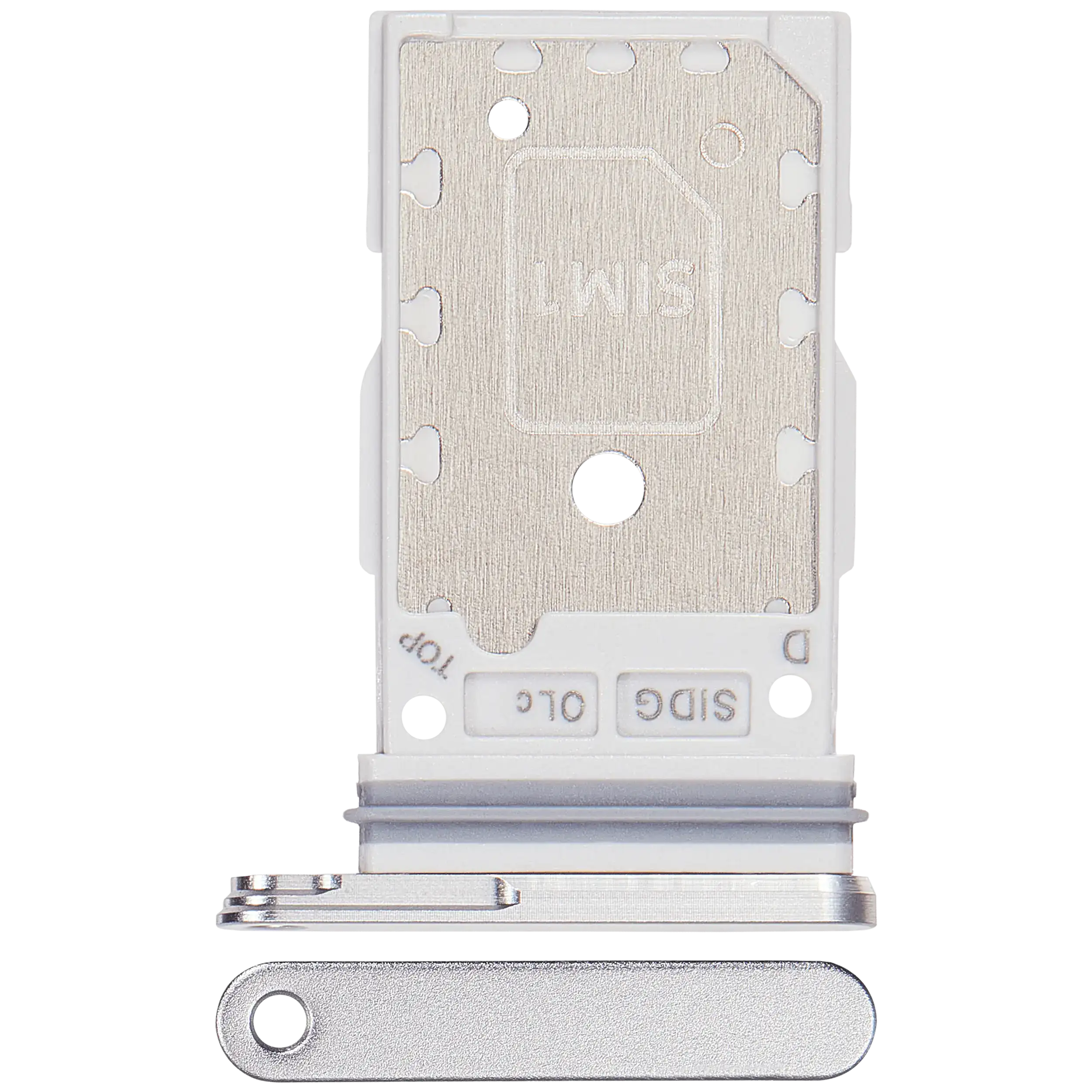 Carrellino doppia SIM per Samsung Galaxy S26 Plus (S947) (Bianco)