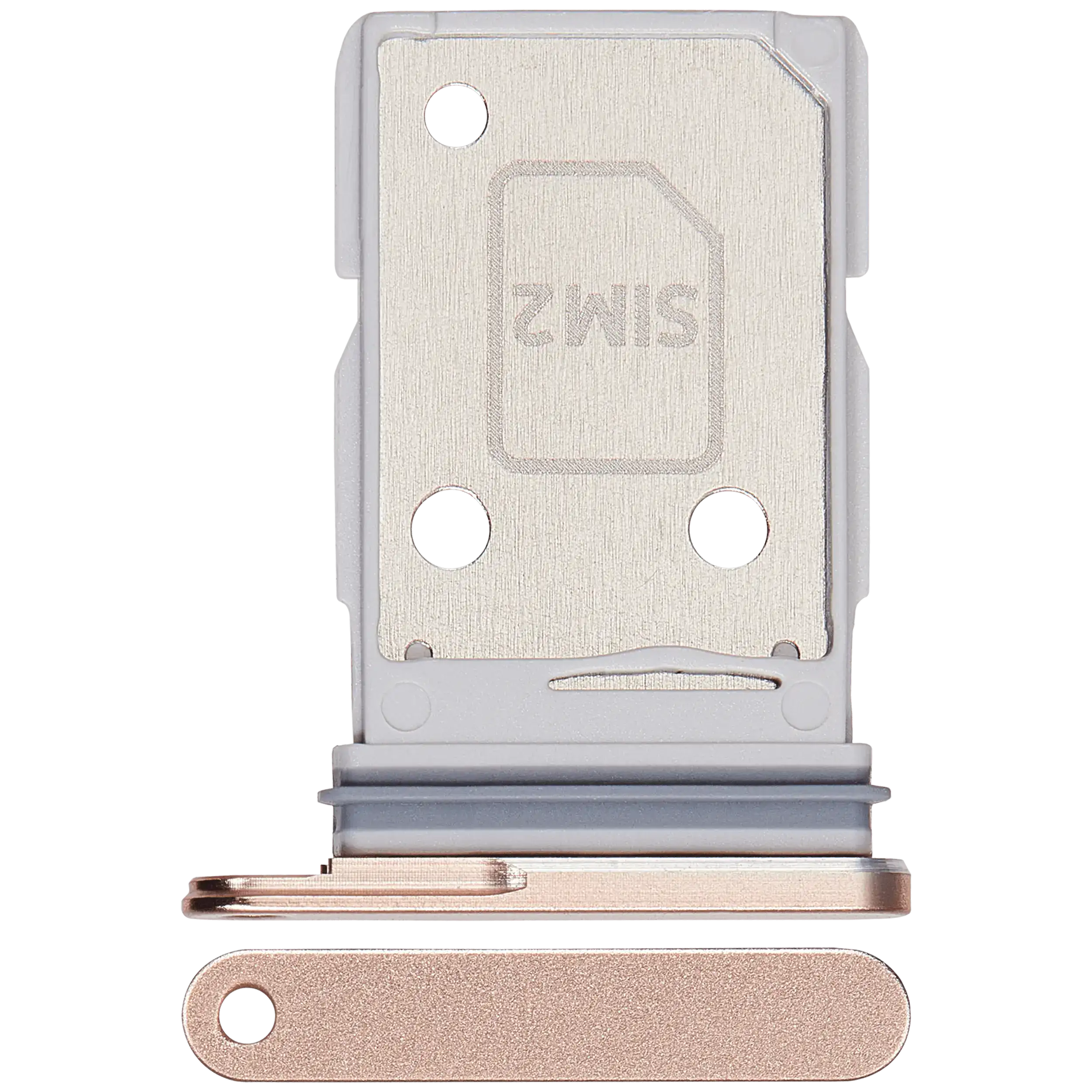 Carrellino doppia SIM per Samsung Galaxy S26 Ultra (S948) (Rosa Oro)