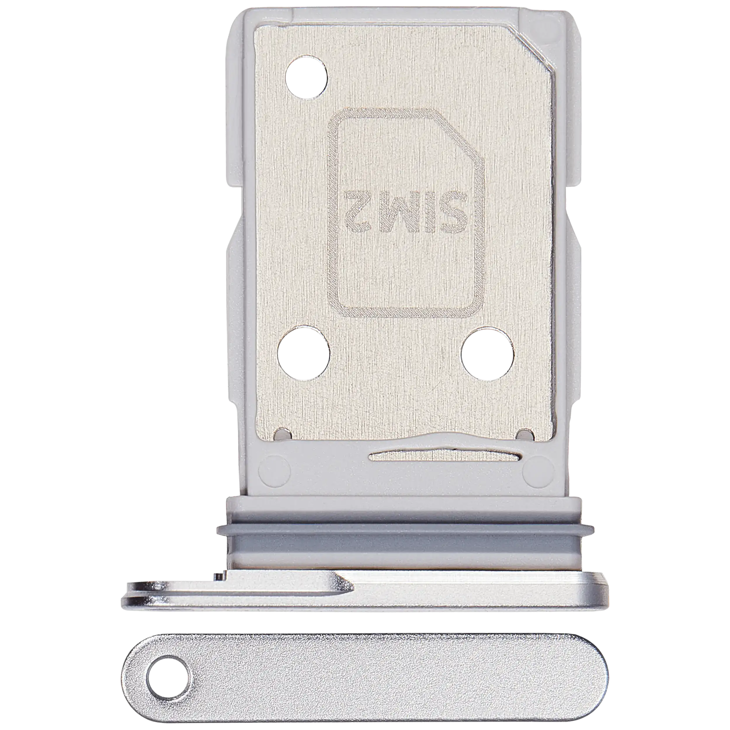 Carrellino doppia SIM per Samsung Galaxy S26 Ultra (S948) (Bianco)