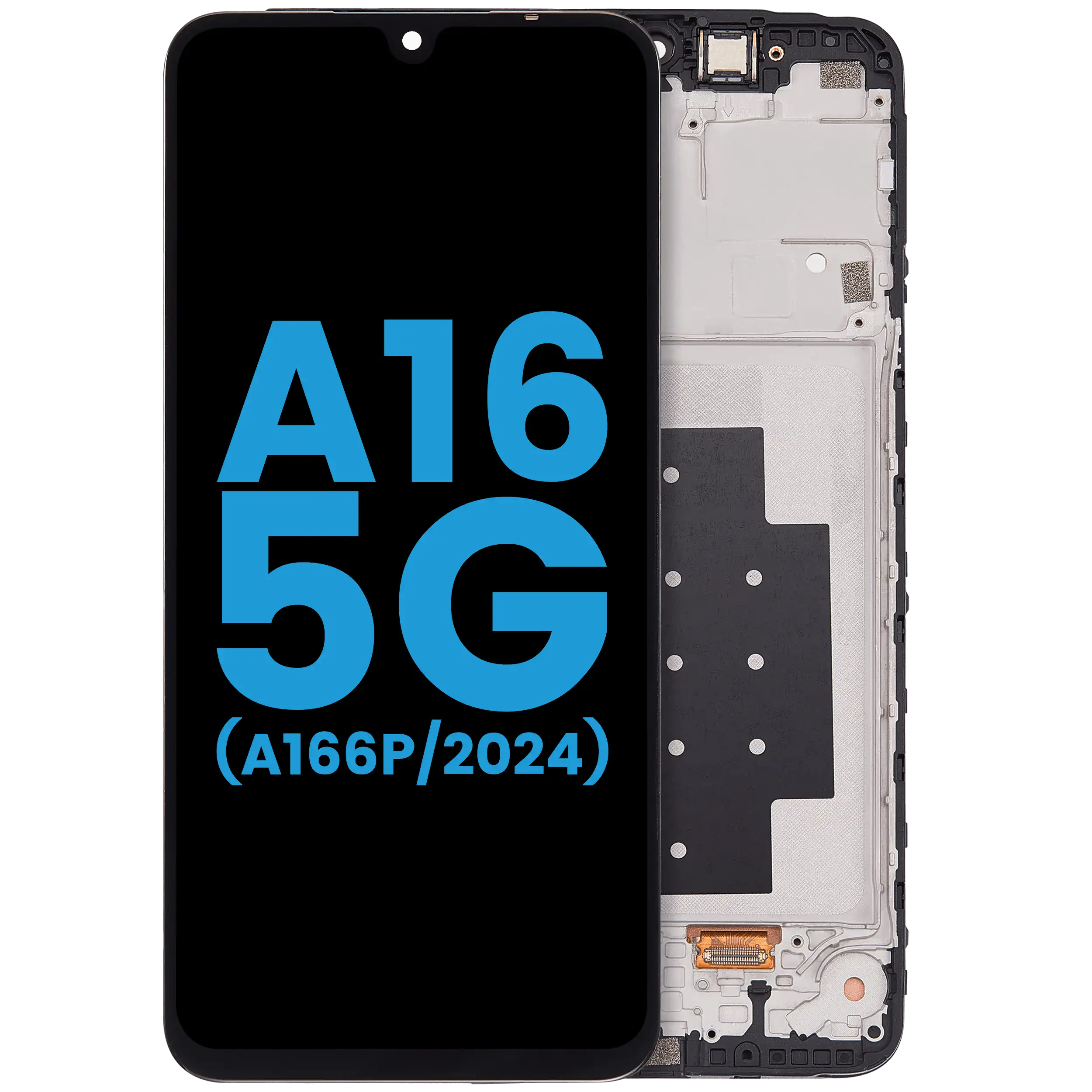 Display LCD completo con Frame per Samsung Galaxy A16 5G (A166P / 2024)(6.59" ) (International Dual SIM) (tutti i colori)