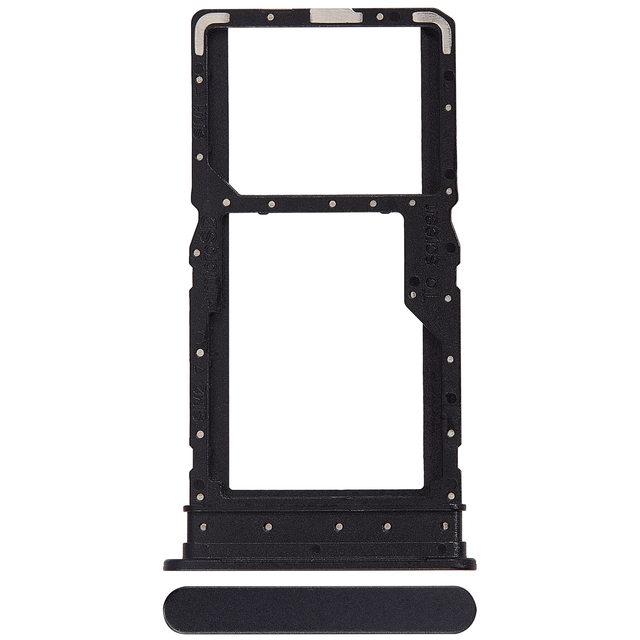 Carrellino doppia SIM per Samsung Galaxy A06 5G (A066 / 2025) (Nero)