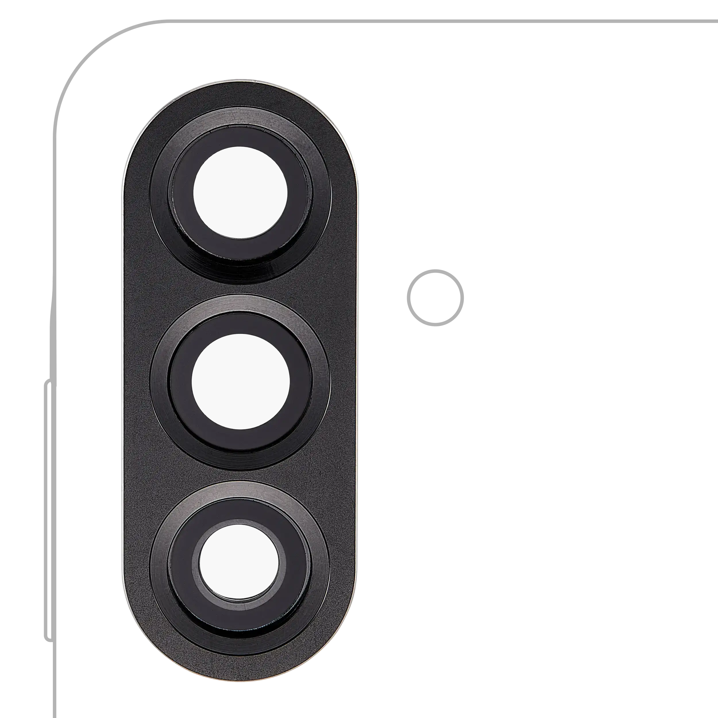 Lente fotocamera posteriore con Cornice Ring per Samsung Galaxy A56 5G (A566 / 2025)