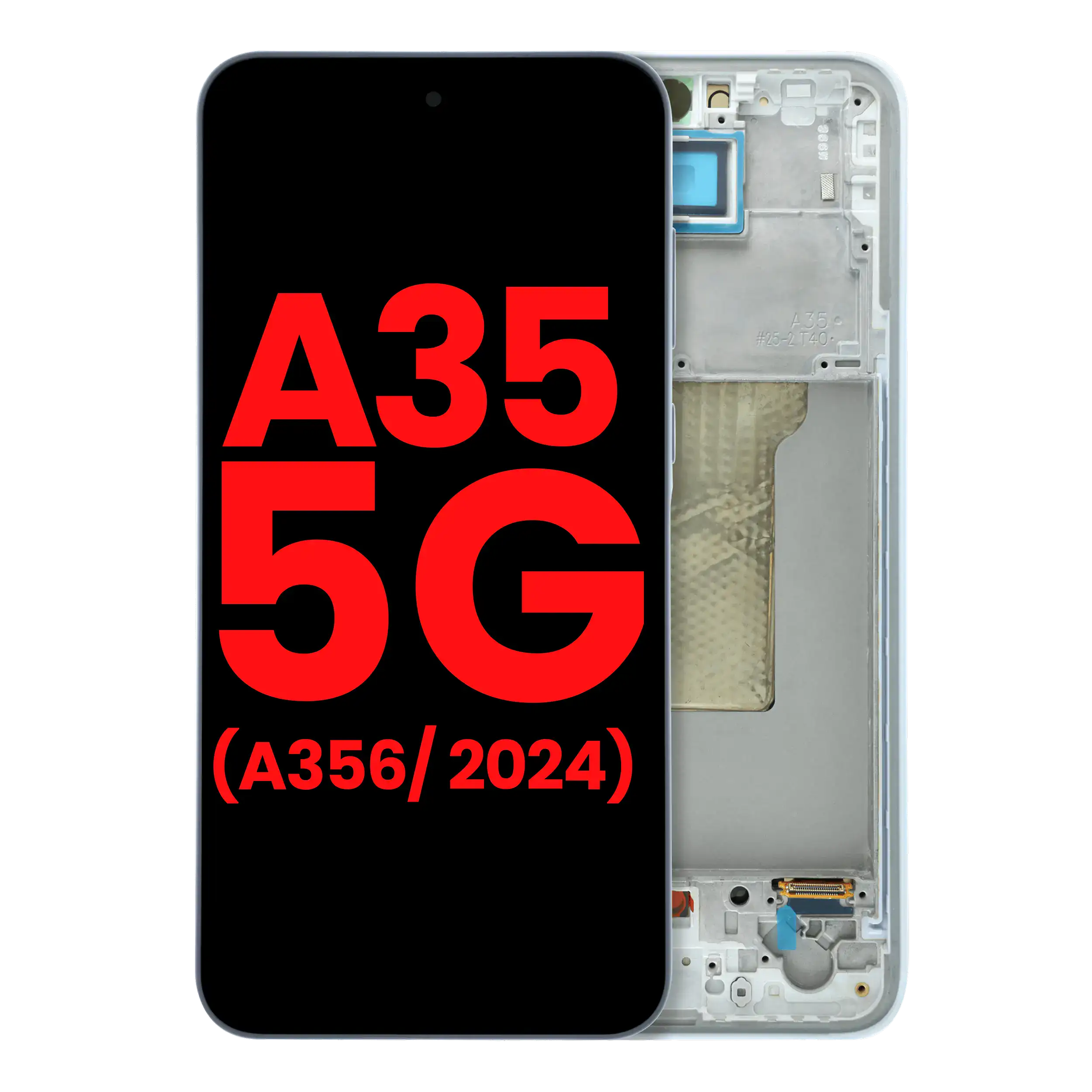 Display OLED completo con Frame per Samsung Galaxy A35 5G (A356 / 2024) (Iceblue)