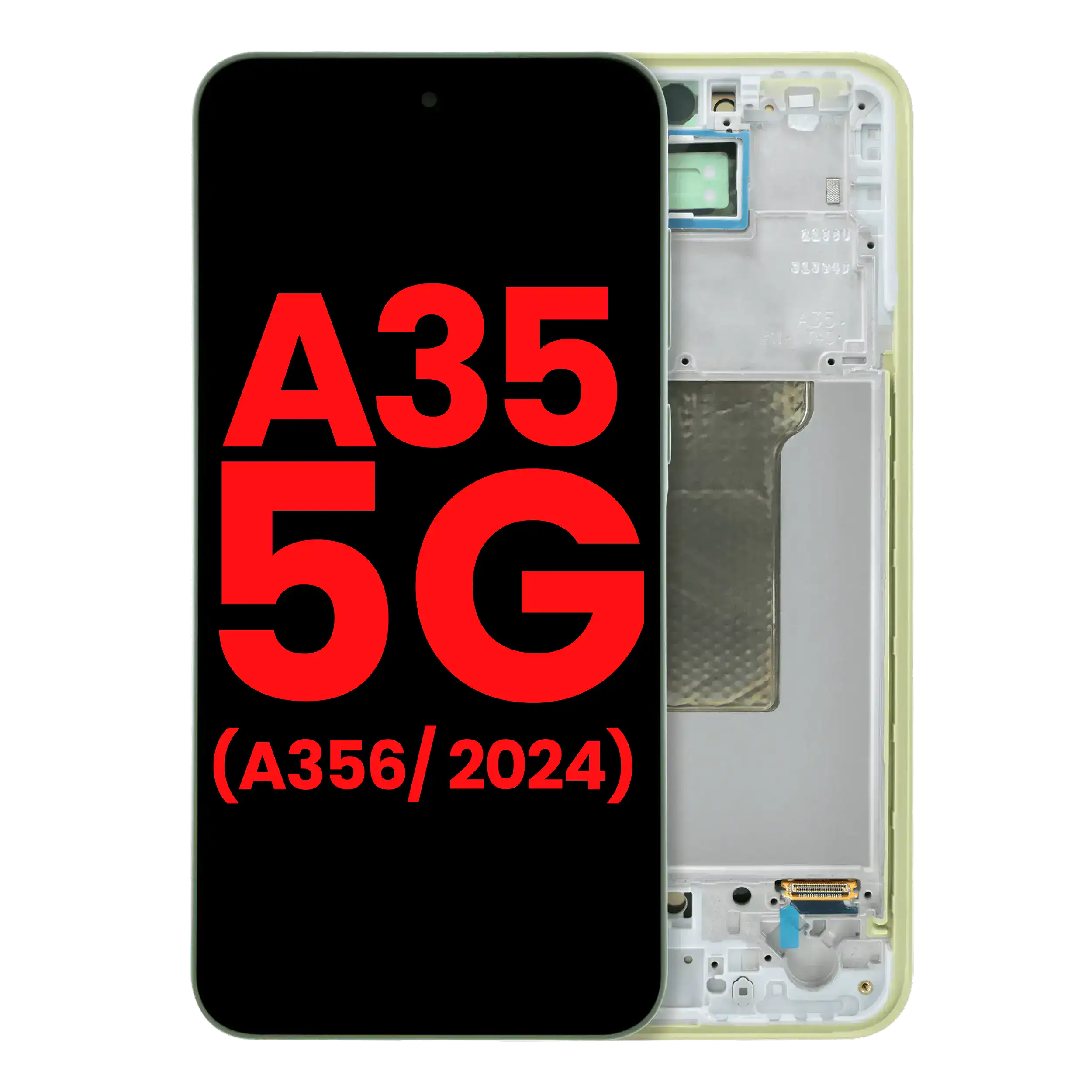 Display OLED completo con Frame per Samsung Galaxy A35 5G (A356 / 2024) (Lemon)
