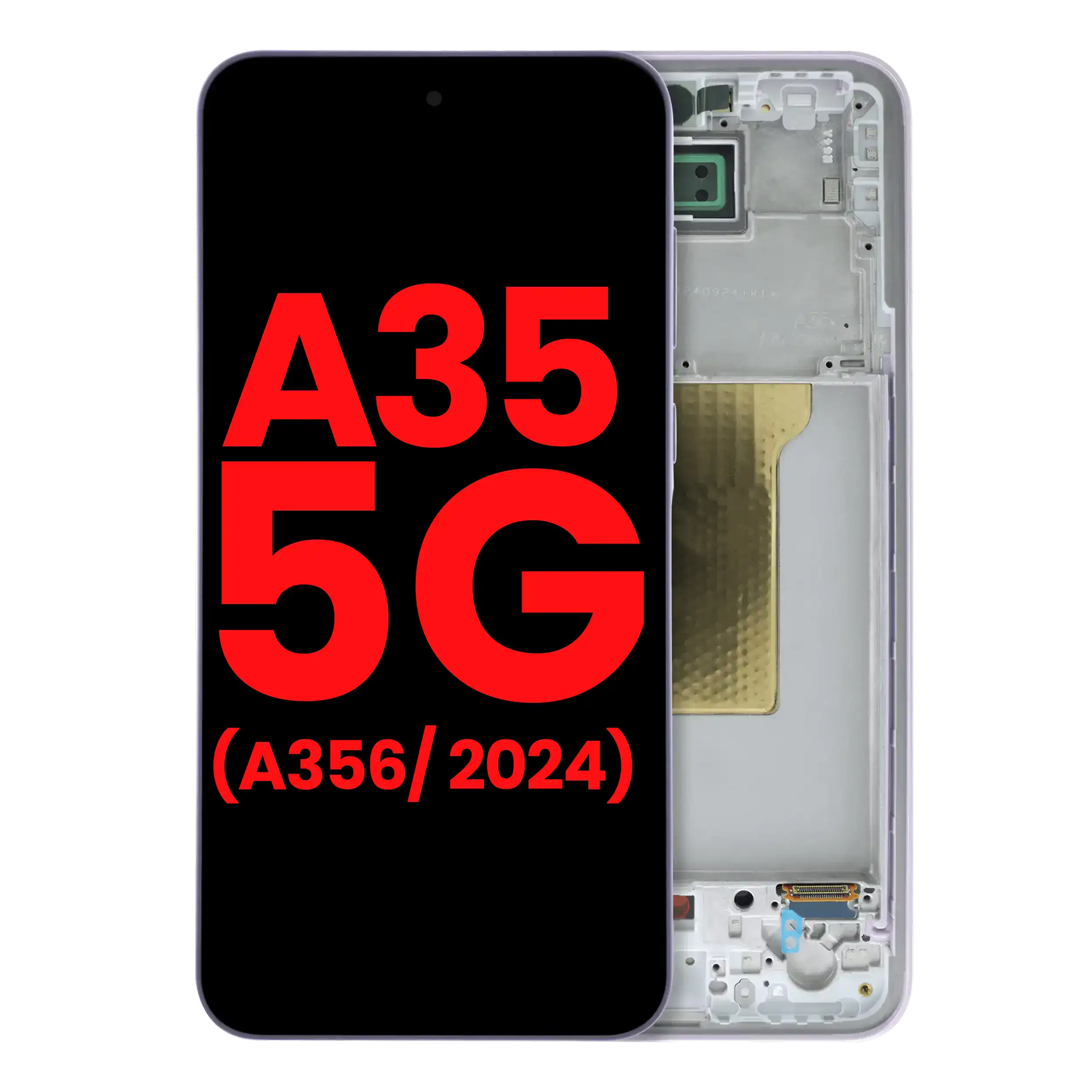 Display OLED completo con Frame per Samsung Galaxy A35 5G (A356 / 2024) (Lilac)
