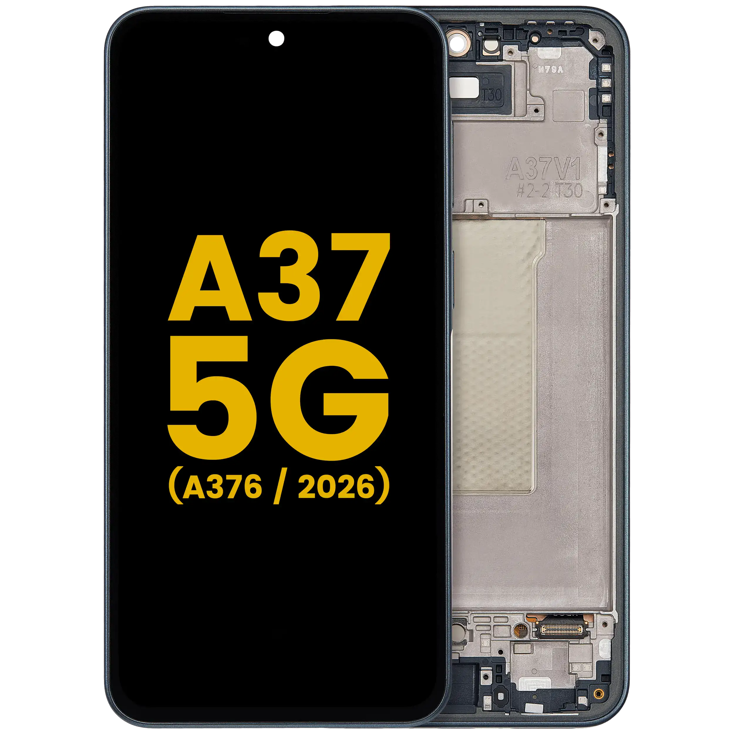 Display OLED completo con Frame per Samsung Galaxy A37 5G (A376 / 2026) (Refurbished) (Graygreen)