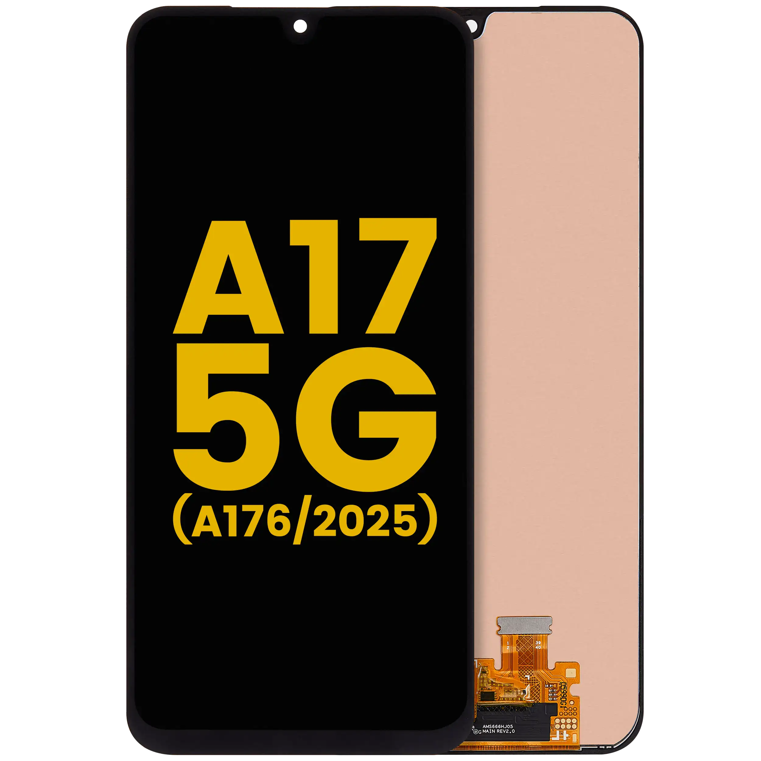Display OLED completo senza Frame per Samsung Galaxy A17 5G (A176 / 2025) (Refurbished) (tutti i colori)