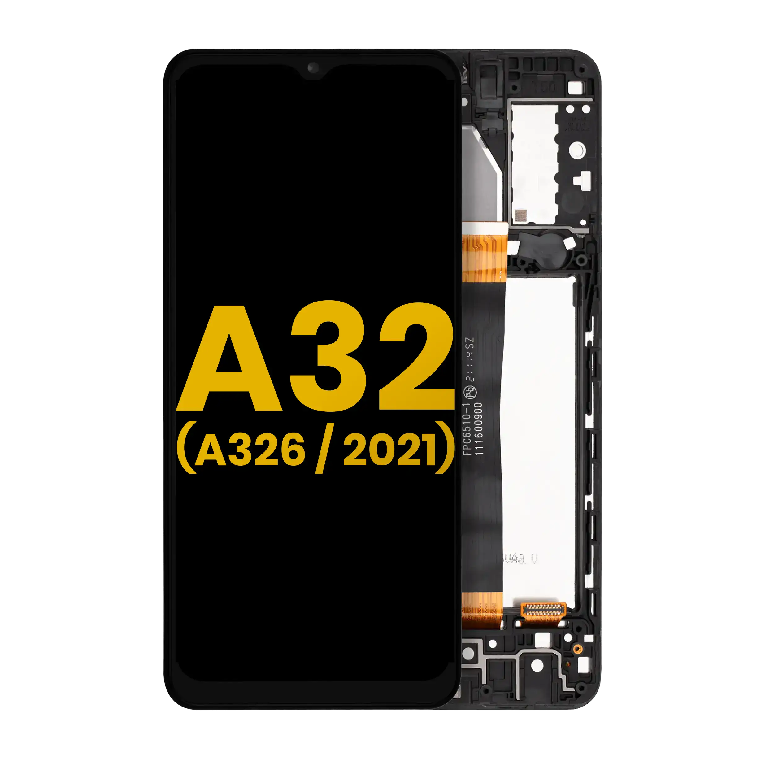 Display LCD completo con Frame per Samsung Galaxy A32 5G (A326 / 2021) (All Models) (Refurbished) (Awesome Nero)