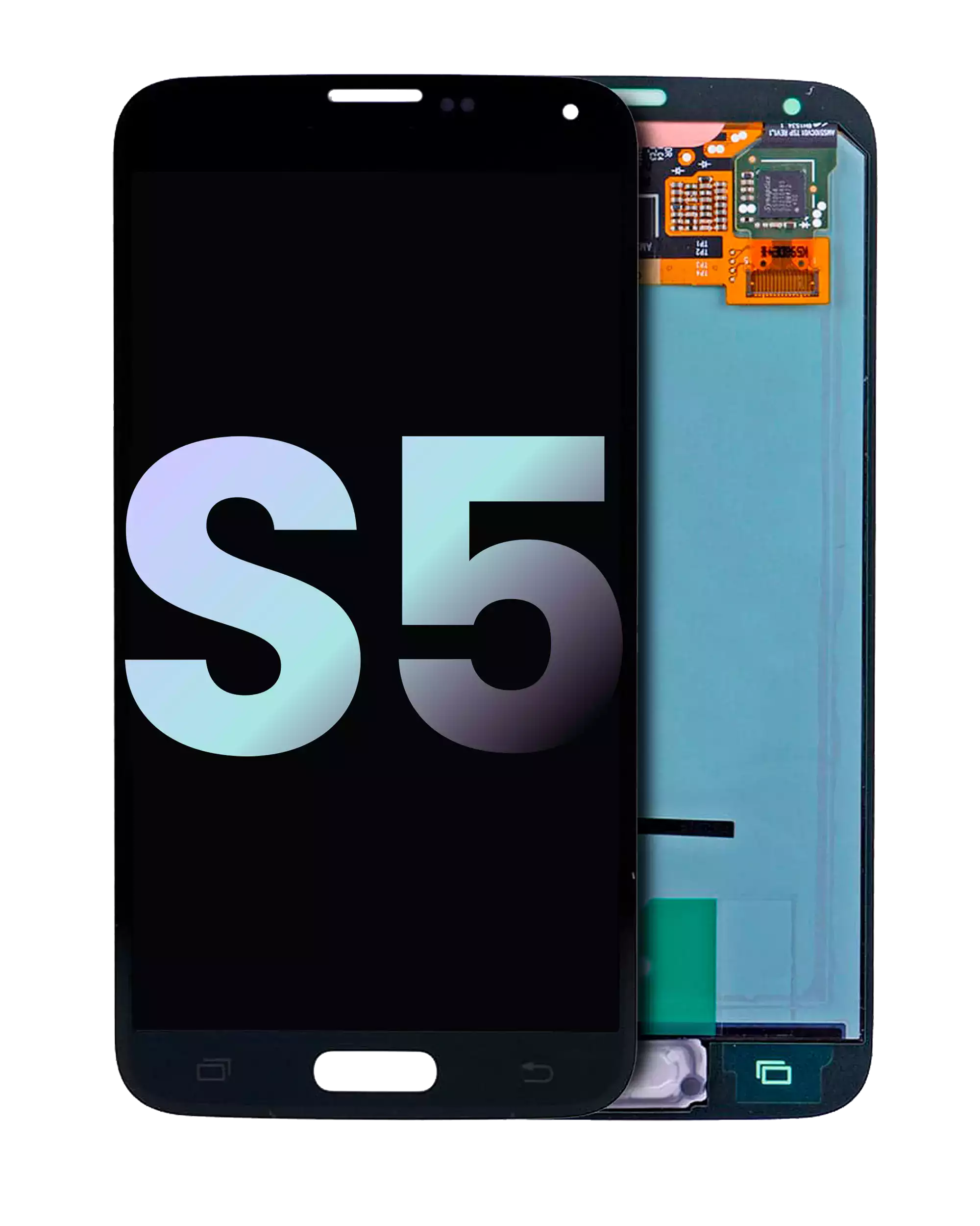 Display OLED completo senza Frame per Samsung Galaxy S5 (Service Pack) (Nero)
