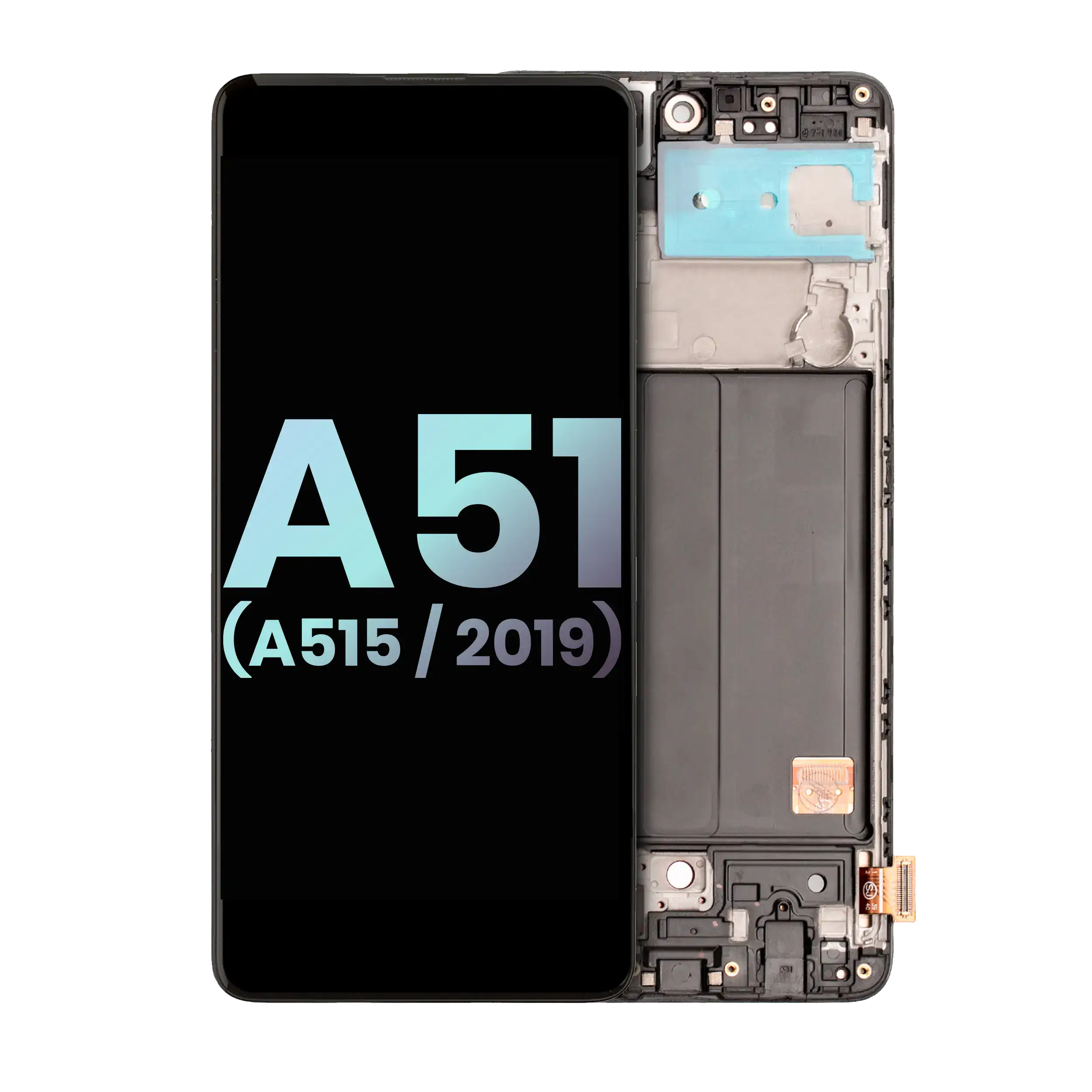 Display OLED completo con Frame per Samsung Galaxy A51 4G (A515 / 2019) (Service Pack) (tutti i colori)
