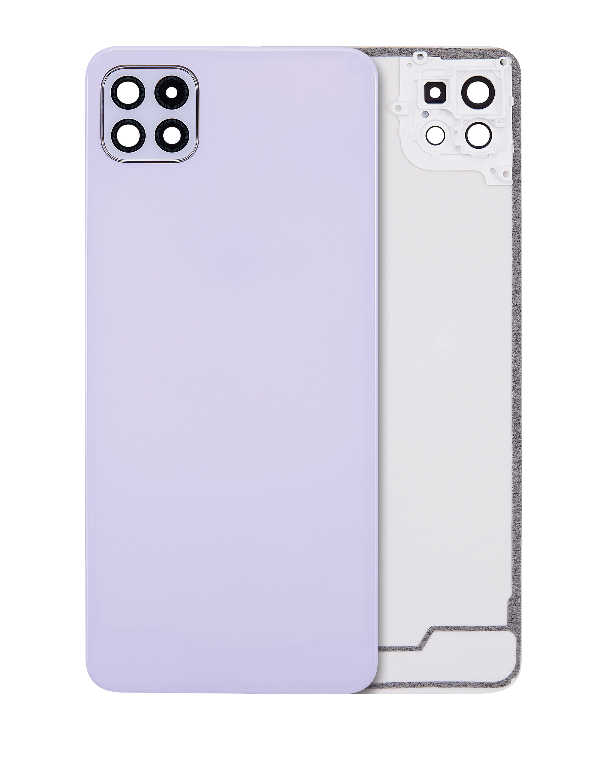 Back cover Glass With Camera Lens per Samsung Galaxy A22 5G (A226 / 2021) (Aftermarket Plus) (Violet)