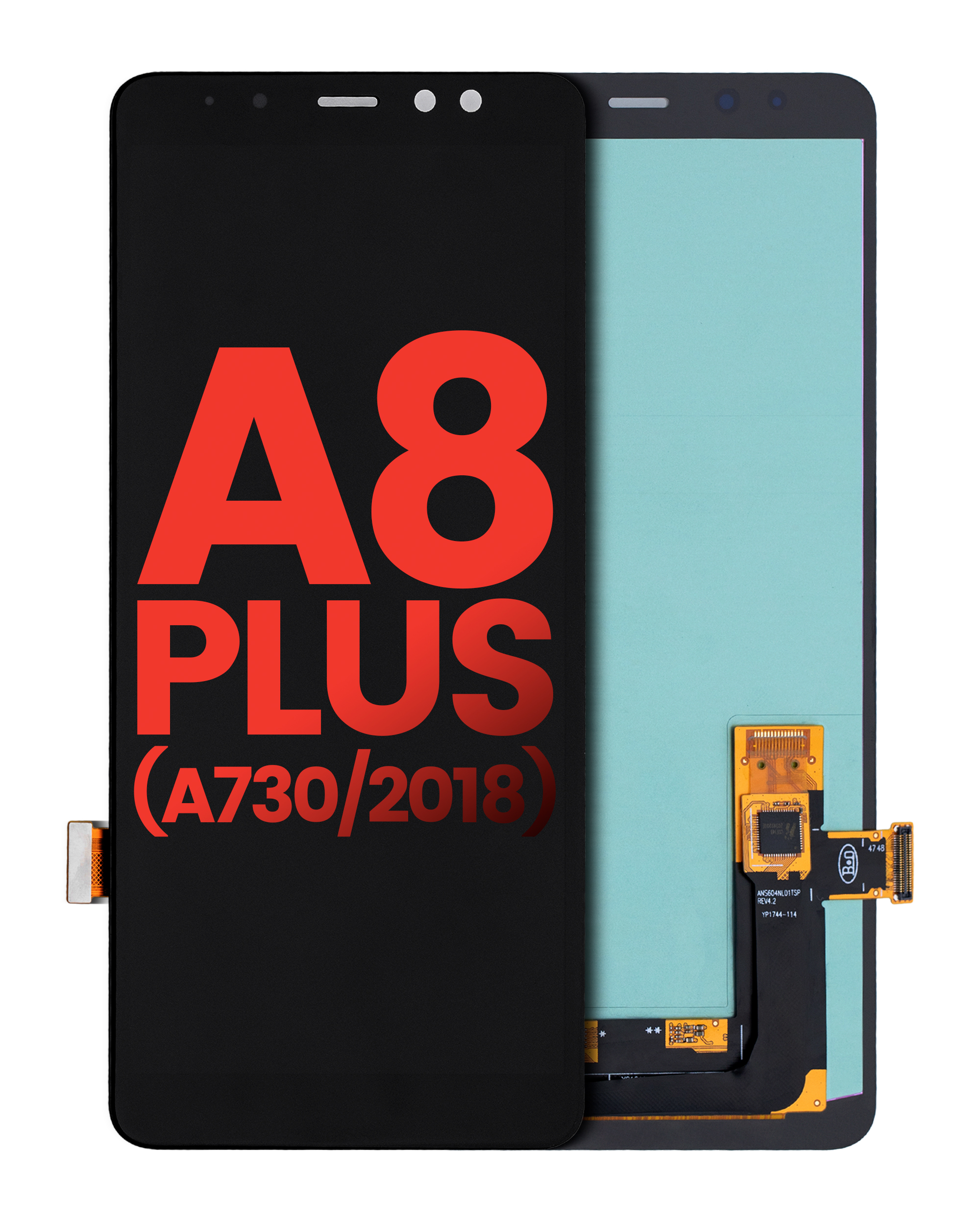 Display OLED completo senza Frame per Samsung Galaxy A8 Plus (A730 / 2018) (Aftermarket Plus) (tutti i colori)